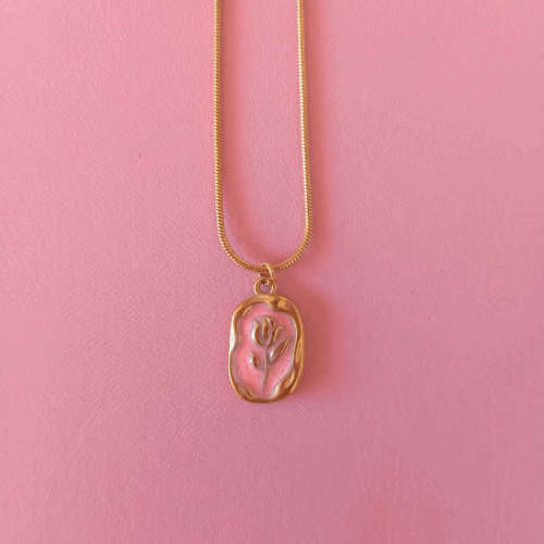 Capa 14 Collar de flor enmarcada