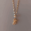 Collar de osito y estrella