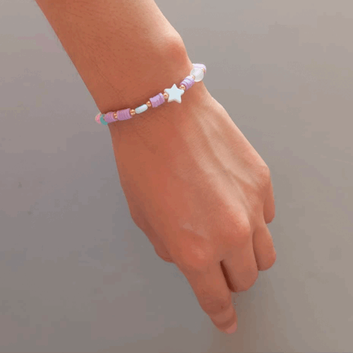 Capa 30 Pulsera de colores con estrella